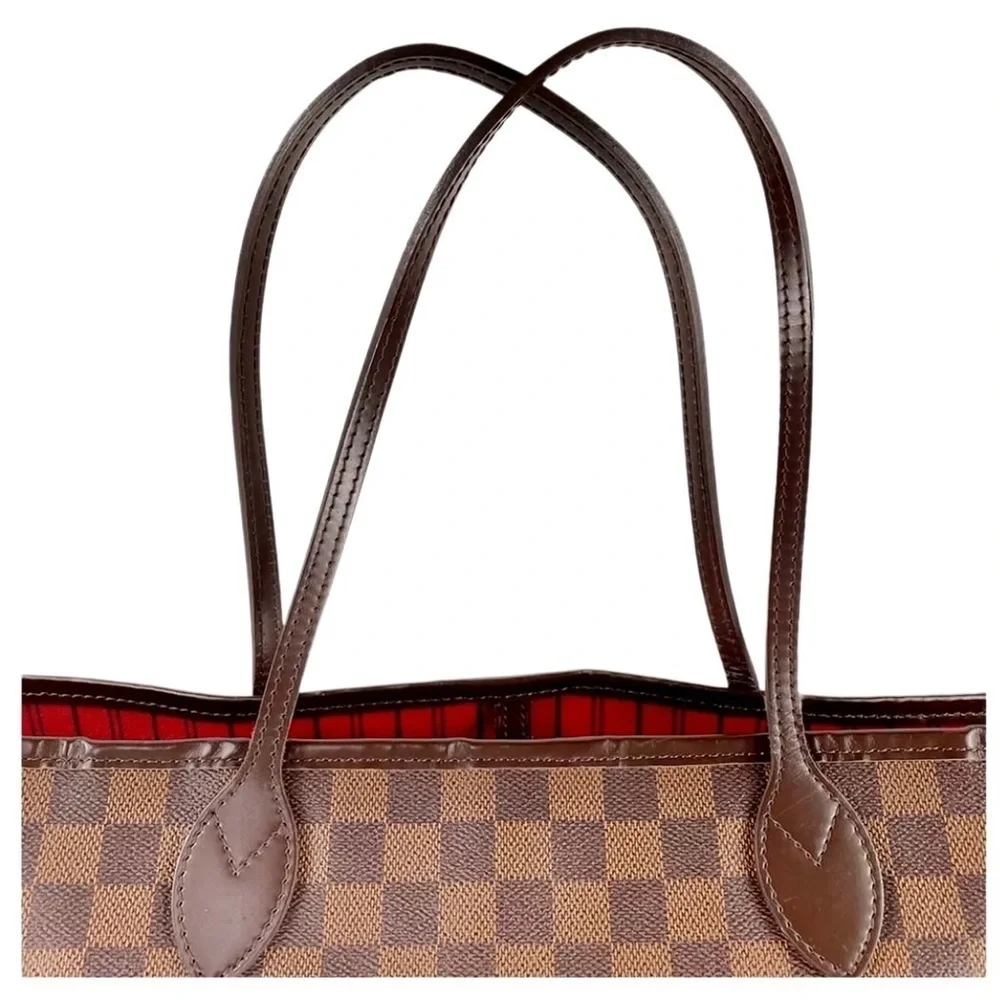 LOUIS VUITTON Damier Ebene Neverfull MM Tote Shoulder Bag  SP4019